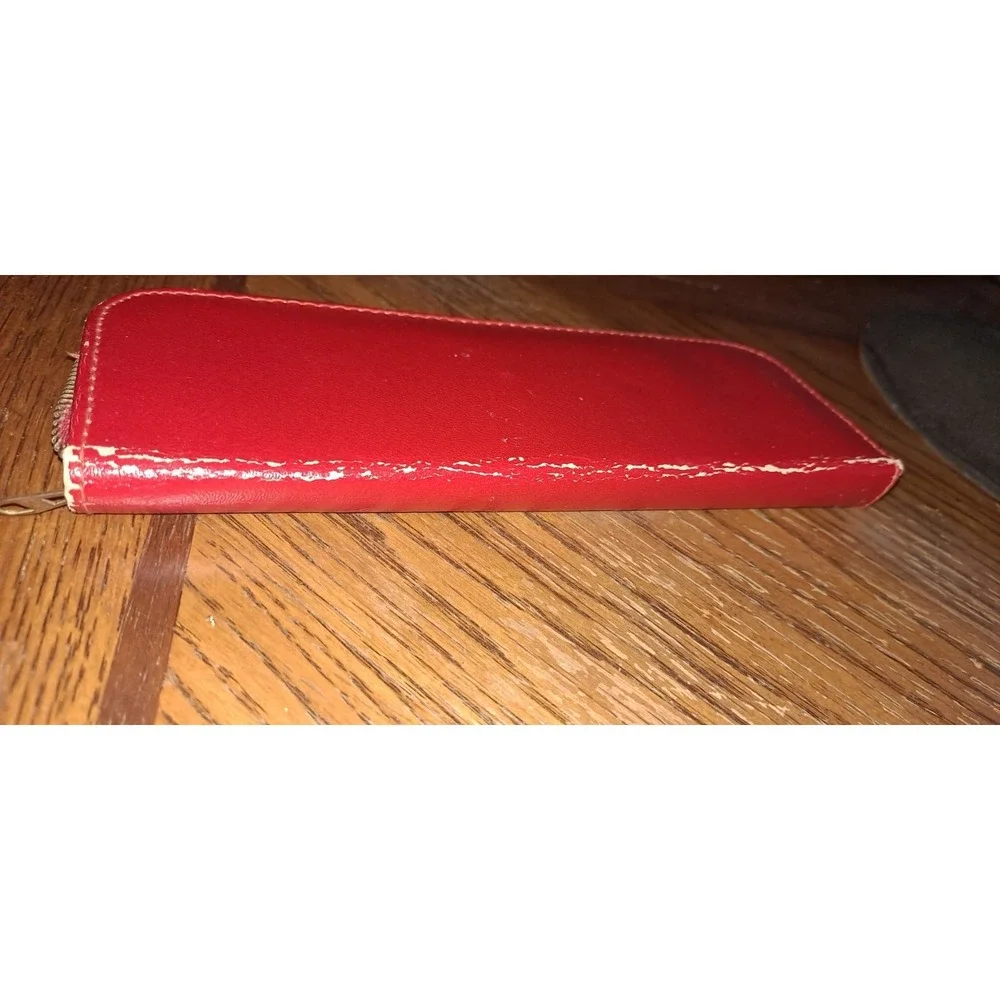Vintage Red Leather Solingen Implements Western Germany